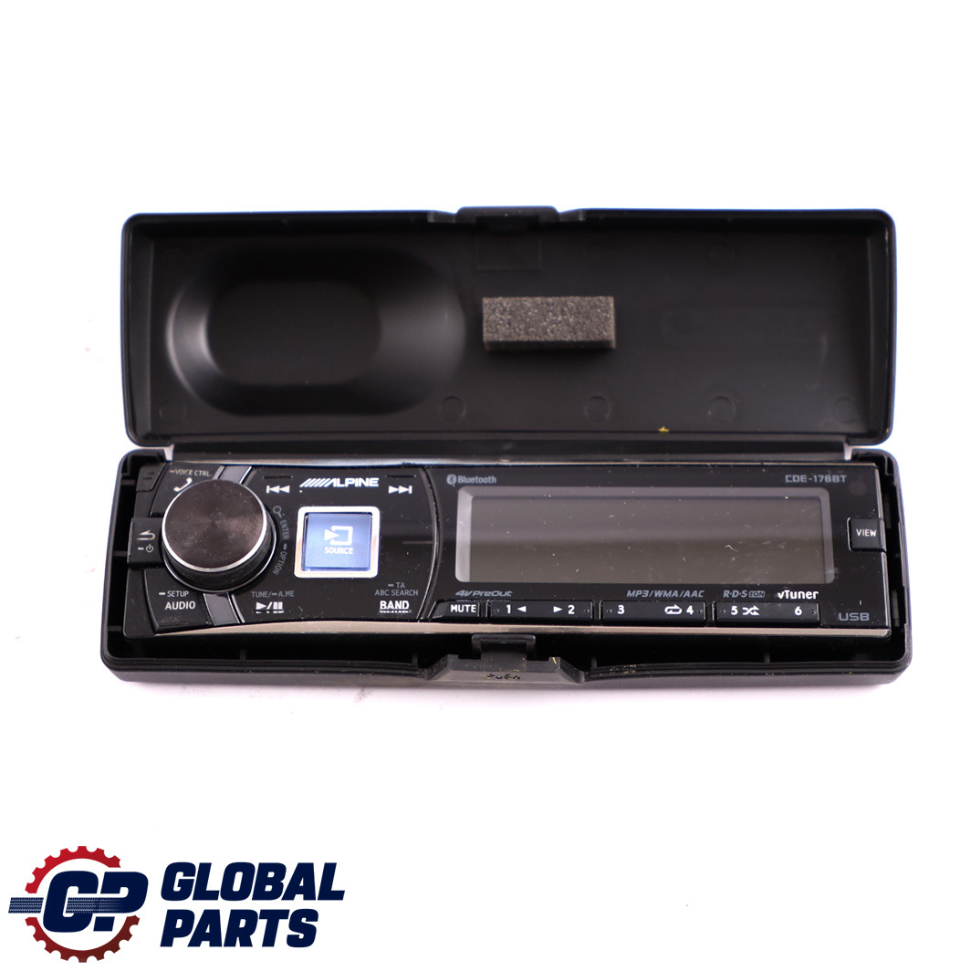 Genuine Alpine CDE-178BT CD MP3 USB iPod Car Radio Stereo Audio Media Player