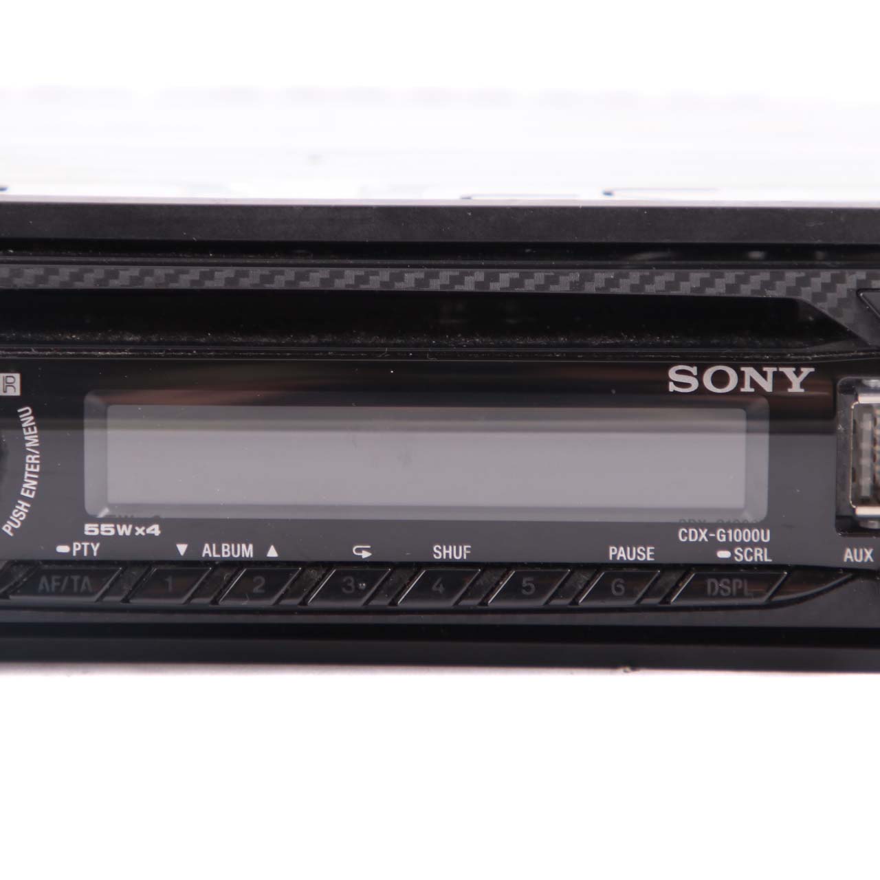 Genuine Sony CDX-G1000U CD Compact Disc Stereo Audio Player Head Unit