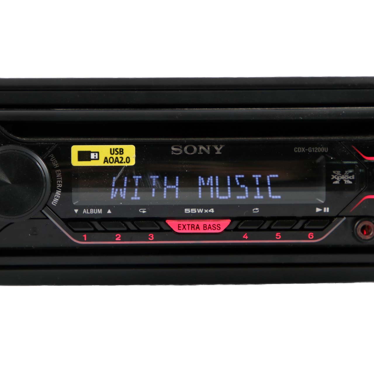 Genuine Sony CDX-G1200U CD MP3 USB Stereo Audio Radio Player Head Unit