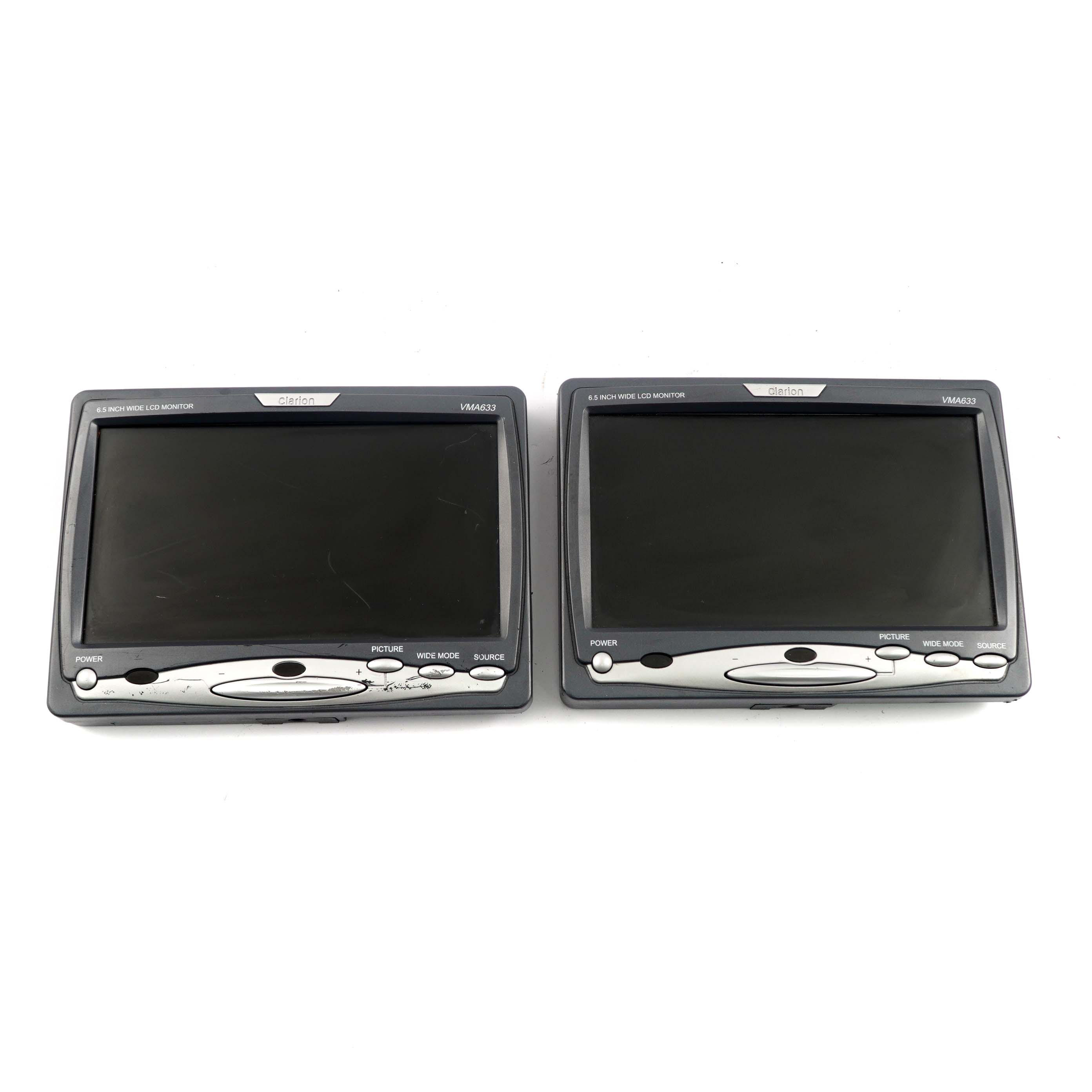 Clarion VMA633 Navigation DVD Infotainment System Monitor Screen Set