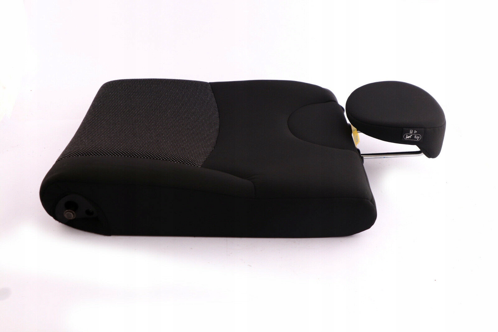 BMW Mini Cabrio R57 Rear Right O/S Cloth Seat Cushion Backrest Black