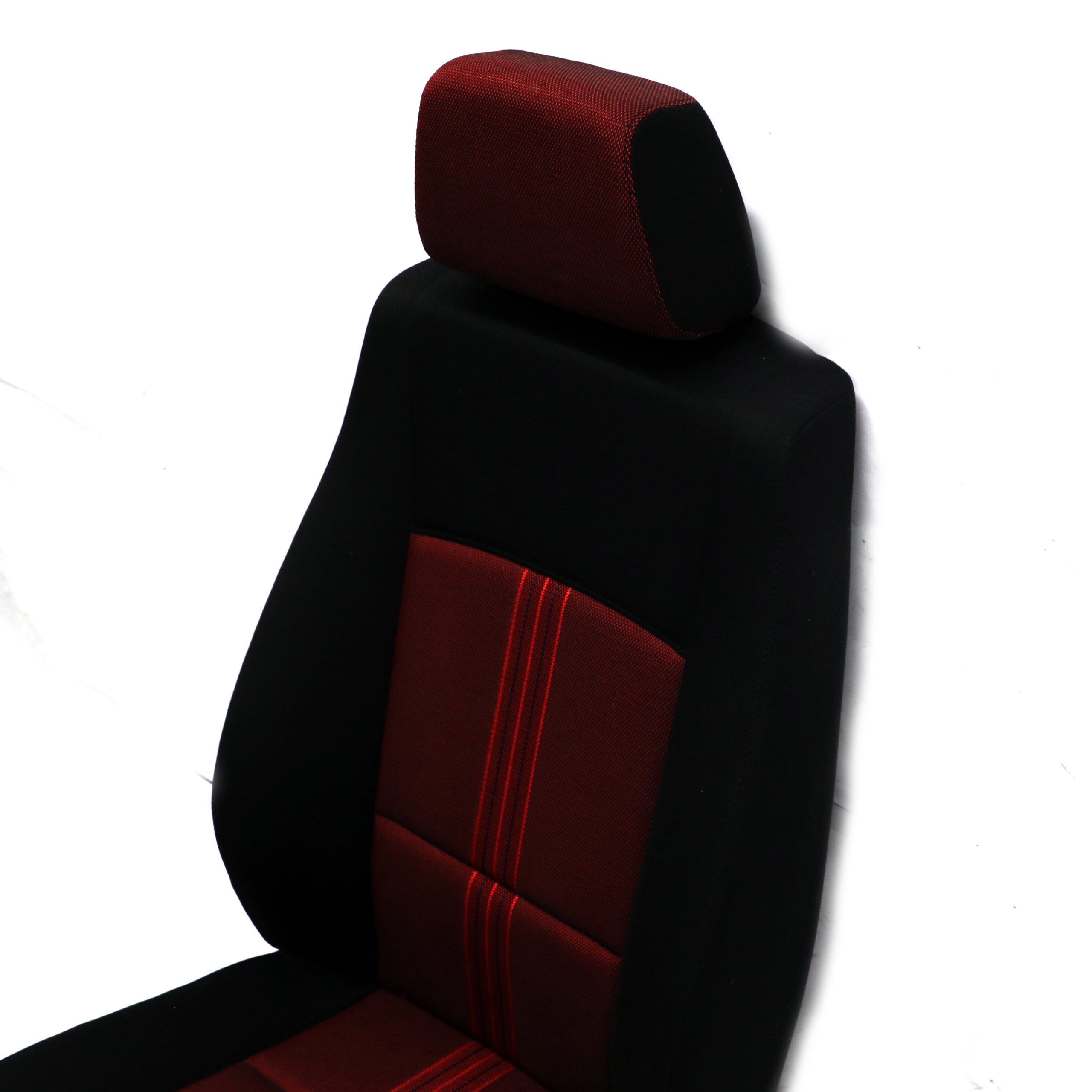 BMW X1 E84 Front Left N/S Seat Cloth Fabric Anthracite Median Vermilion Rot Red