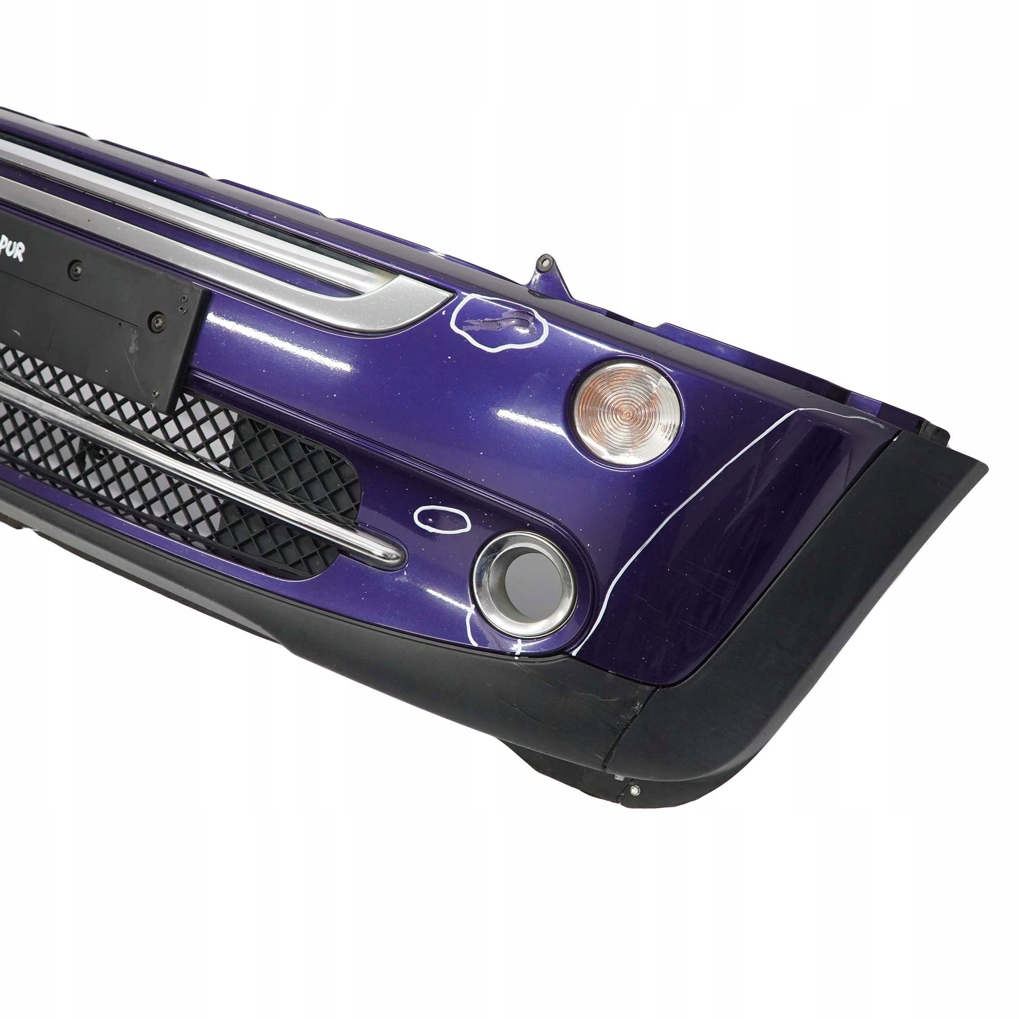 BMW Mini Cooper Cabrio R50 R52 Complete Front Bumper Panel Black-eye Purple A24