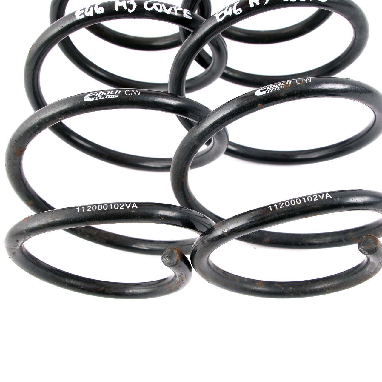 BMW E46 M3 Coupe Coil Spring Set Front Rear Left Right N/O/S Eibach