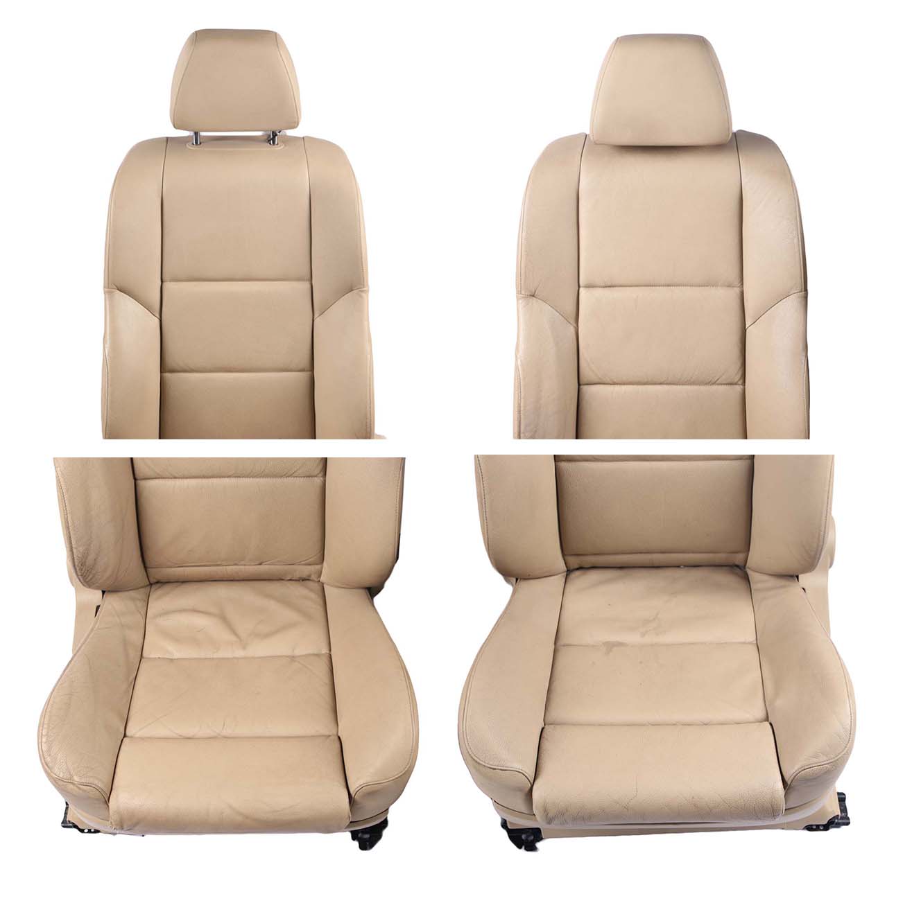 Sport Seats BMW E60 Saloon Beige Leather Interior Set Front Rear Seat Memory