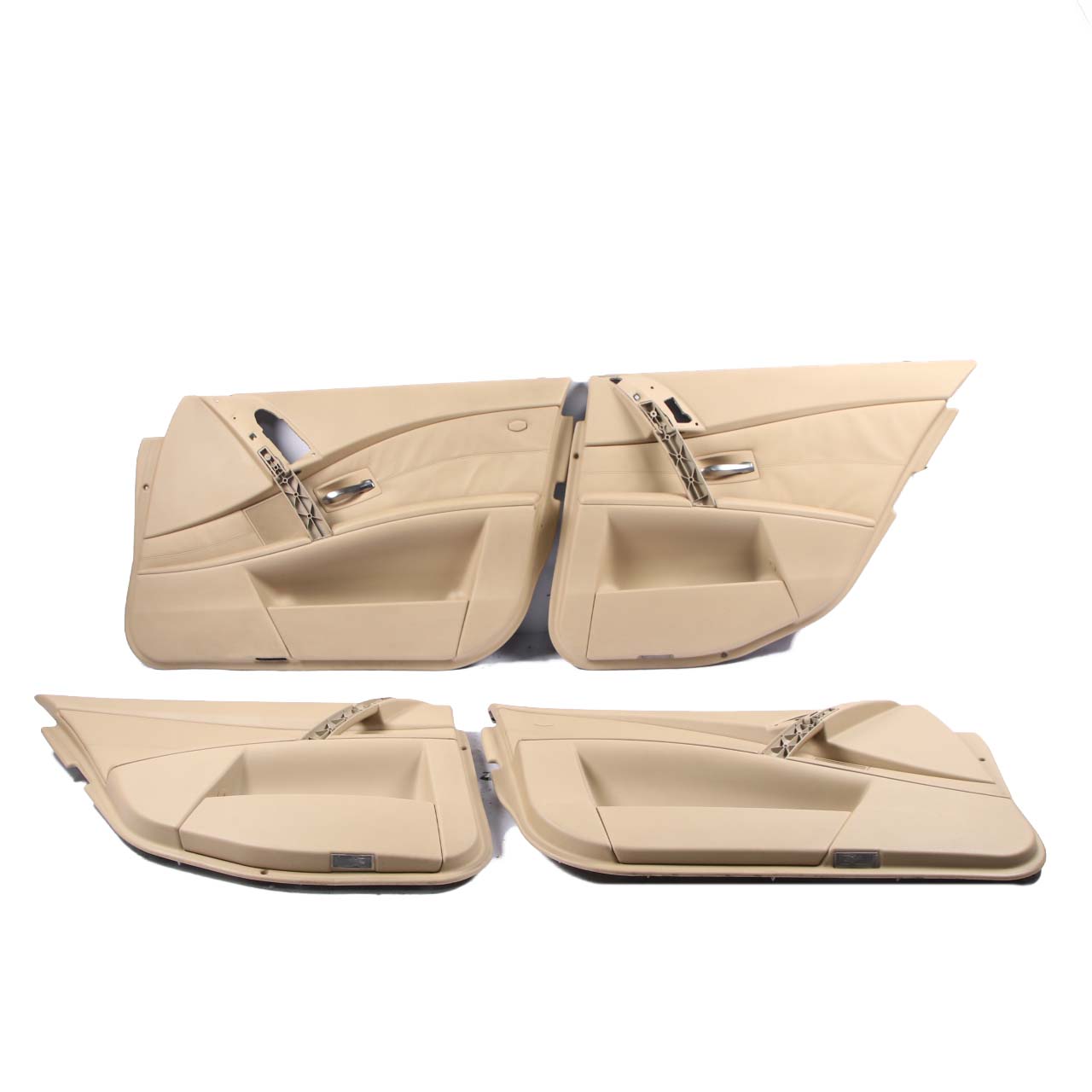 Sport Seats BMW E60 Saloon Beige Leather Interior Set Front Rear Seat Memory