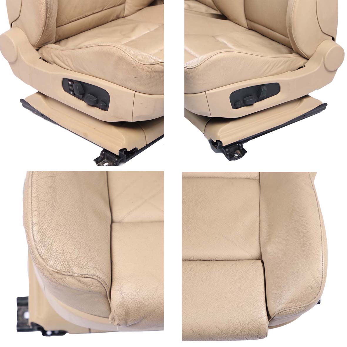 Sport Seats BMW E60 Saloon Beige Leather Interior Set Front Rear Seat Memory