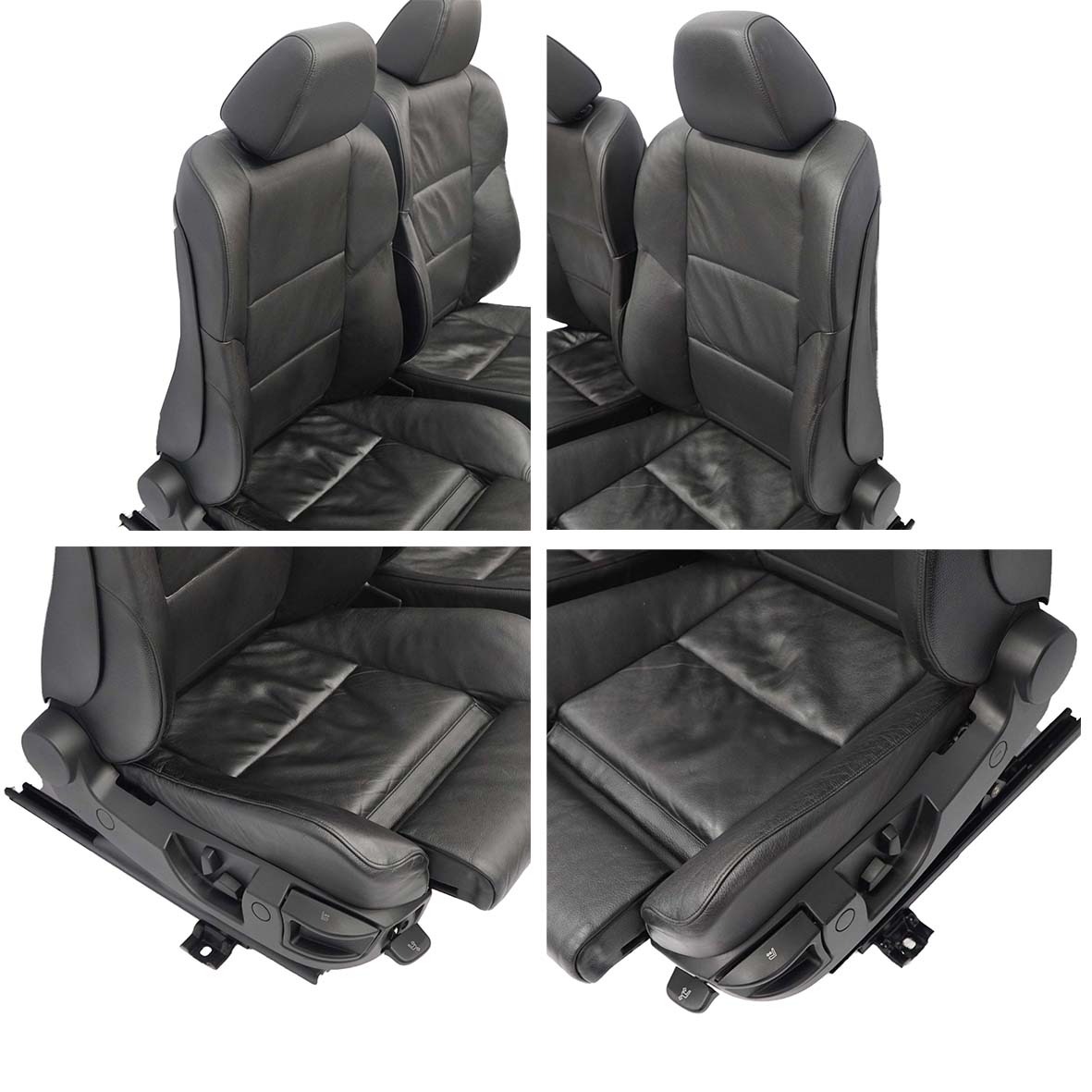 BMW E60 Saloon Sport Black Leather Interior Seats Seat With Door Cards