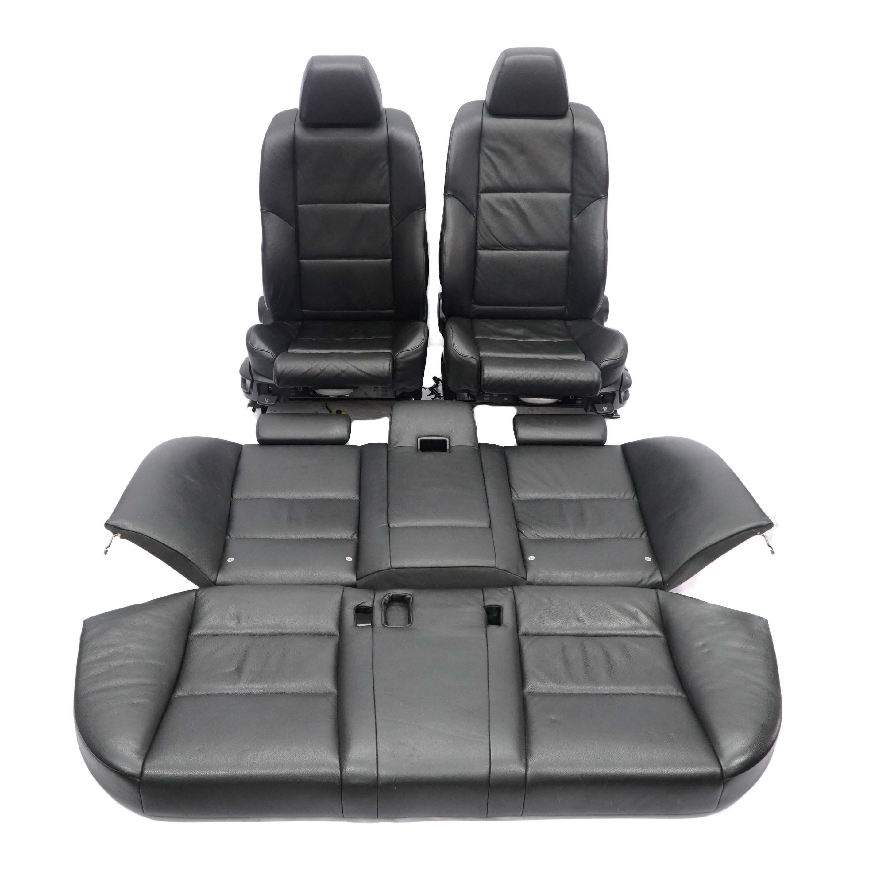 BMW E60 Saloon Sport Black Leather Interior Seats Seat With Door Cards