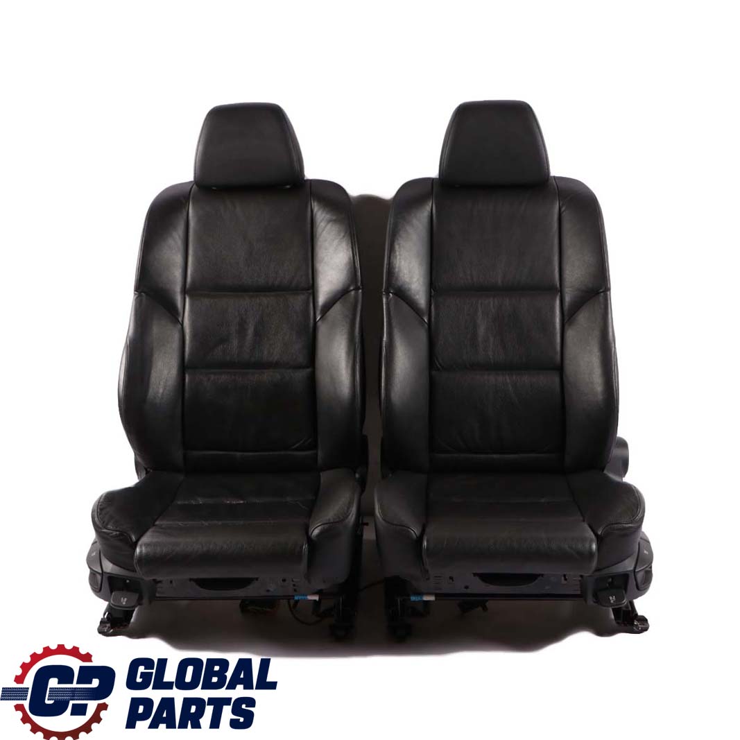 BMW E61 Touring Sport Black Leather Interior Seats Seat With Door Cards