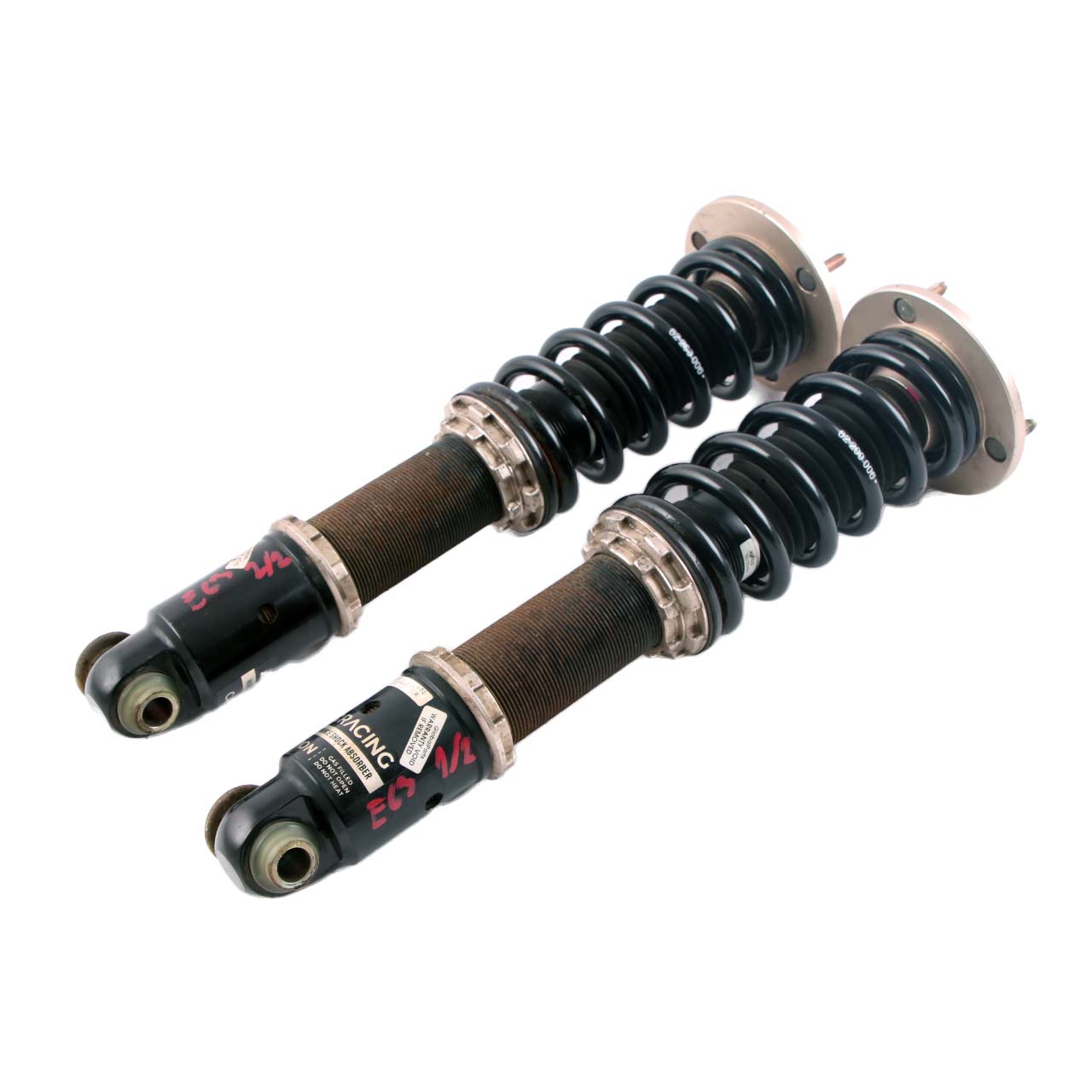 BMW E63 BC Racing Rear Left Right Adjustable Spring Shock Absorber Coilover Set