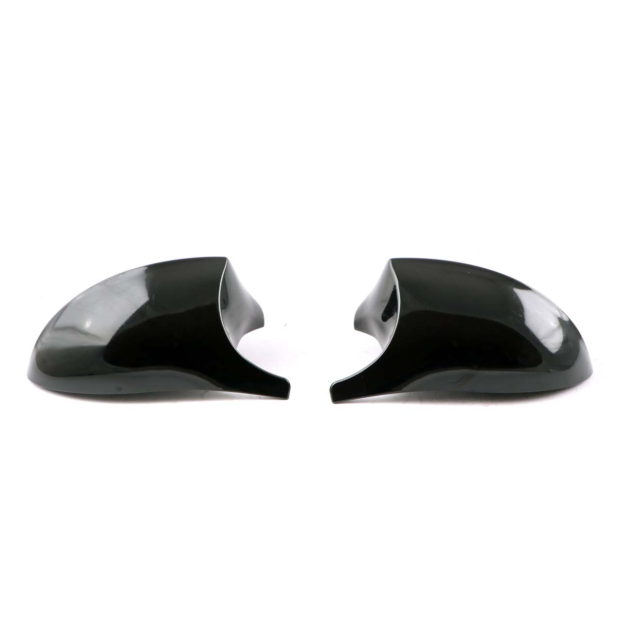 Wing Mirror Cover BMW E81 E82 E87 E88 Left Right N/O/S Cap Casing Black Set