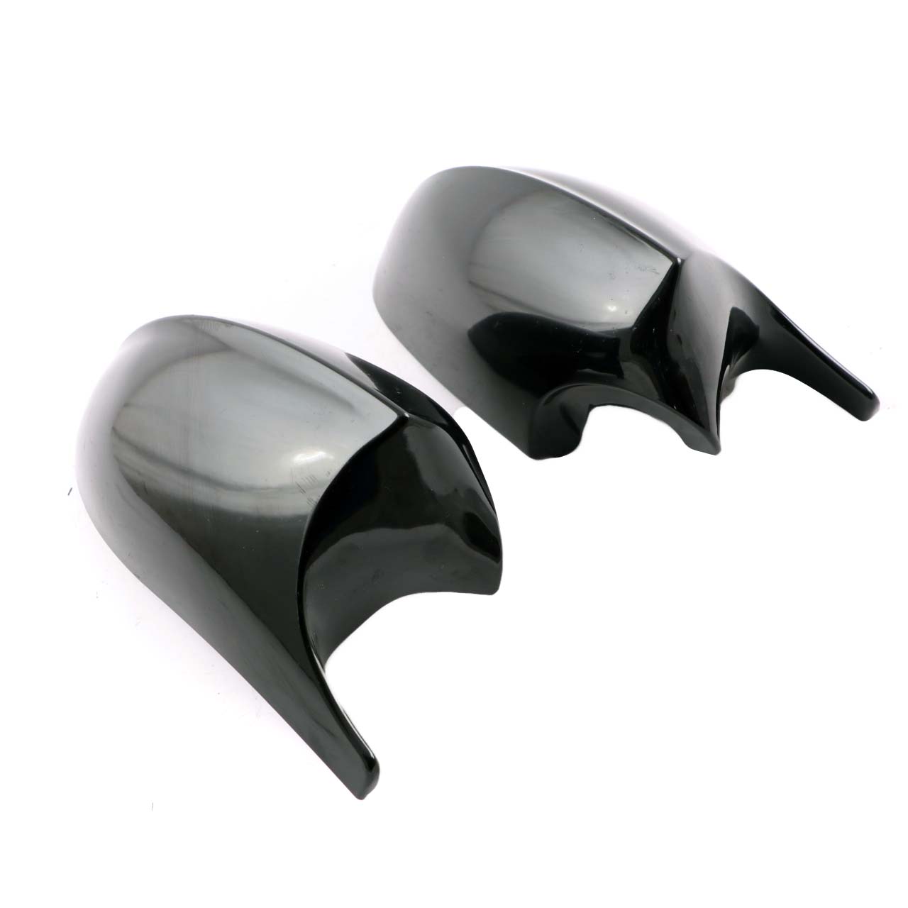 Wing Mirror Cover BMW E81 E82 E87 E88 Left Right N/O/S Cap Casing Black Set