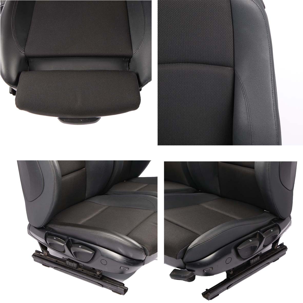 Seats BMW E81 M Sport Black Cloth / Imitation Leather Seat Front Rear Door Cards