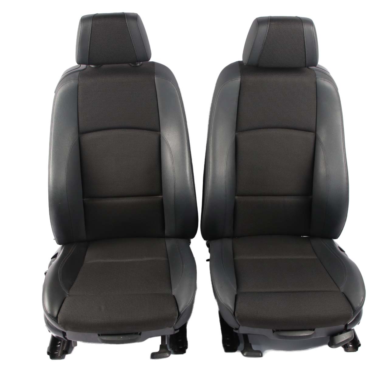 Seats BMW E81 M Sport Black Cloth / Imitation Leather Seat Front Rear Door Cards