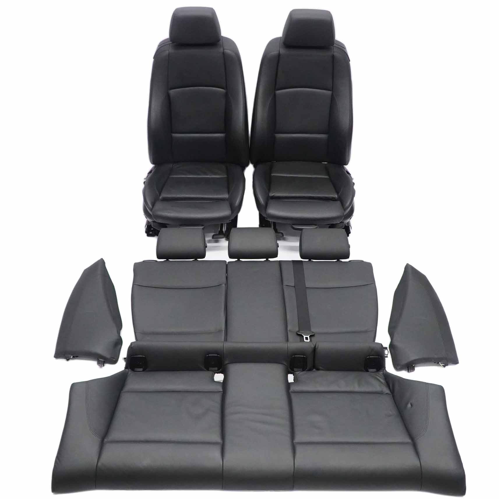 BMW E81 M Sport Seats Black Leather Interior with Airbag and Door Cards