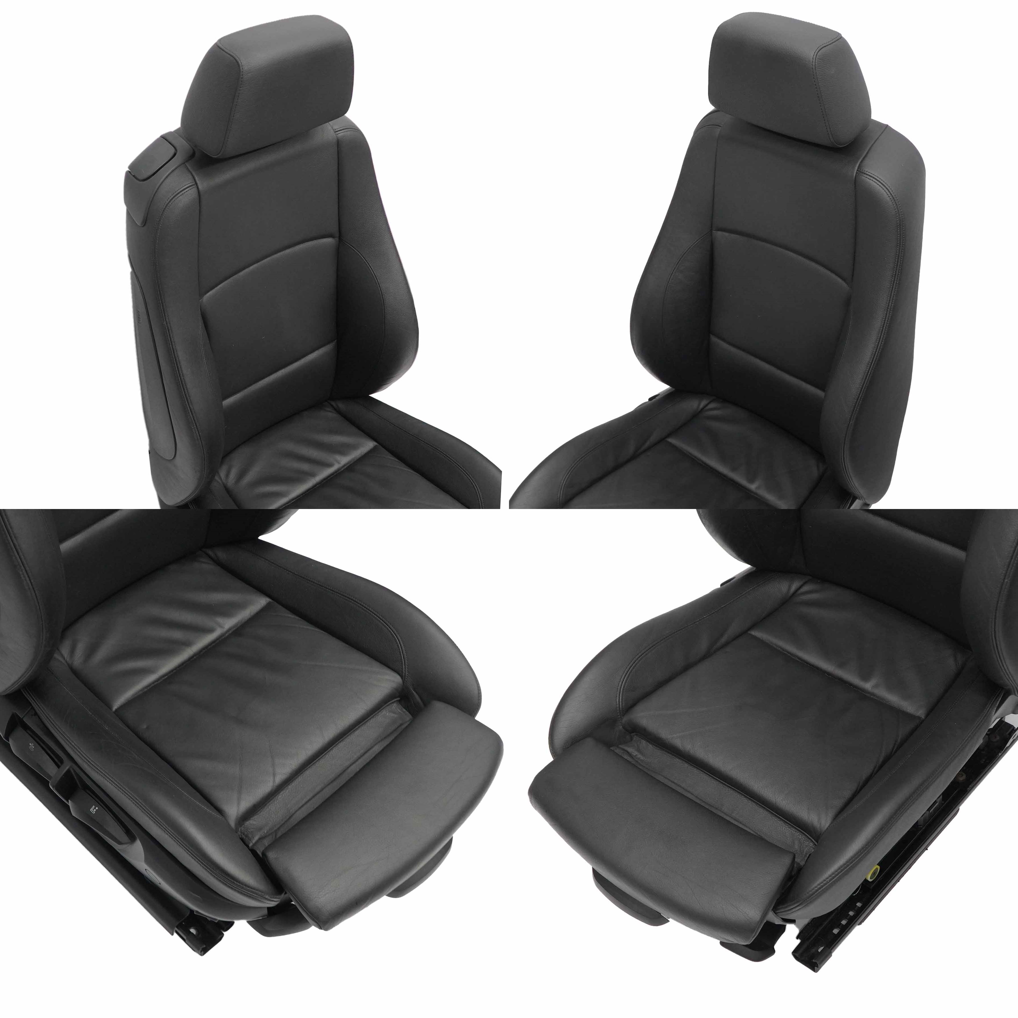 BMW E81 M Sport Seats Black Leather Interior with Airbag and Door Cards