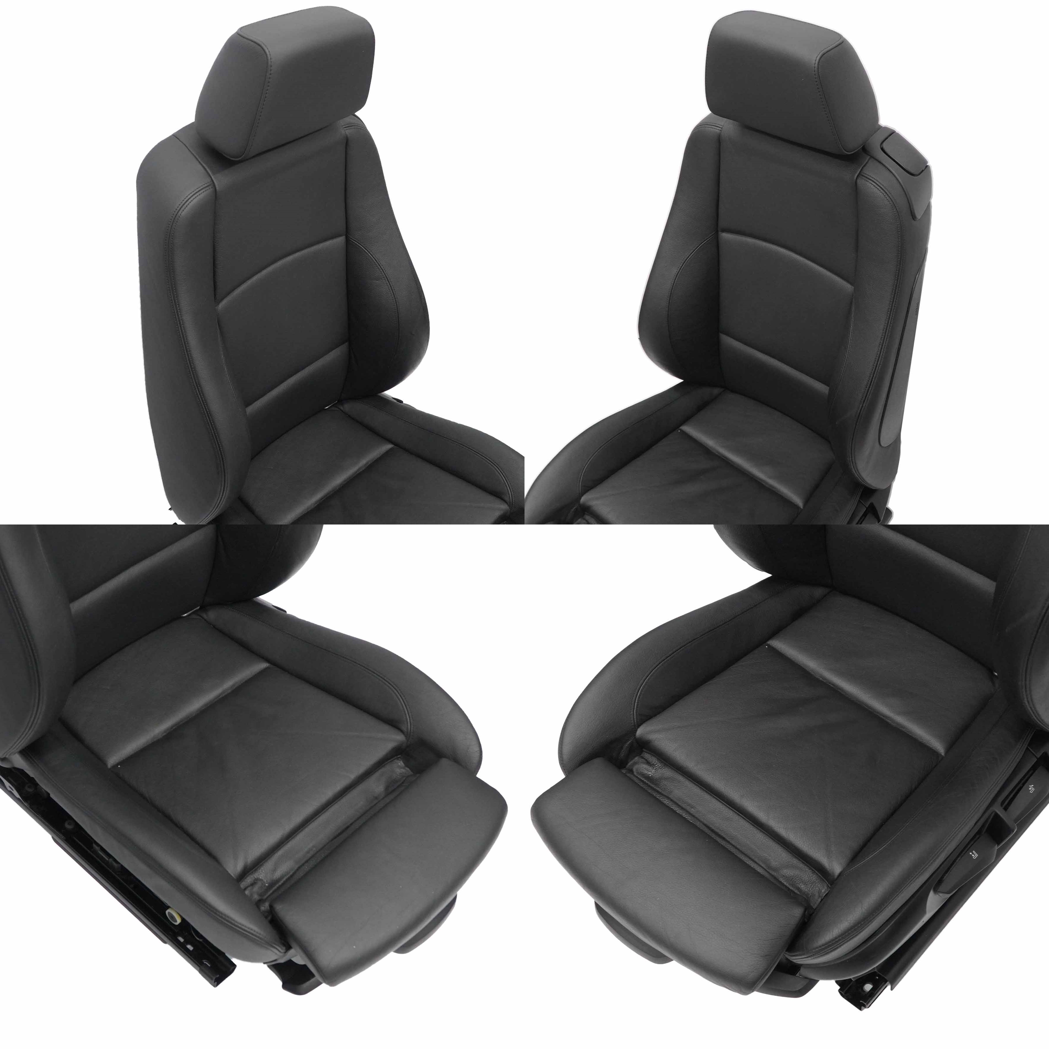 BMW E81 M Sport Seats Black Leather Interior with Airbag and Door Cards