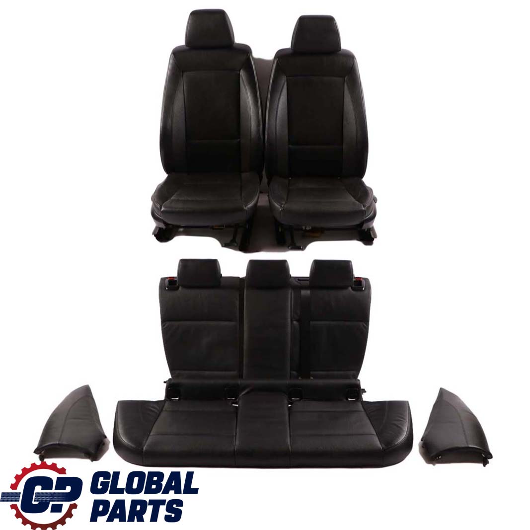 BMW E87 LCI Set Black Leather Interior Seats Front Rear Seat with Door Cards