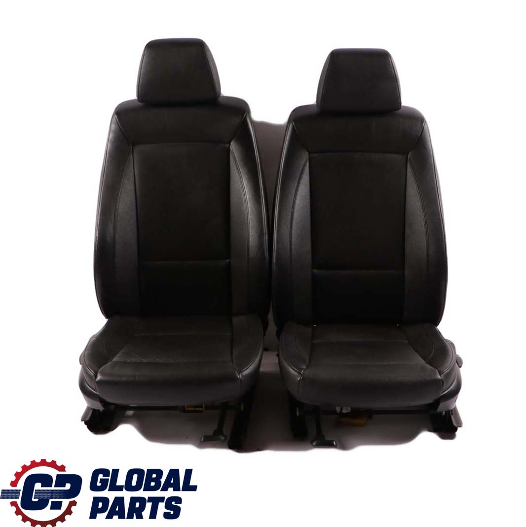 BMW E87 LCI Set Black Leather Interior Seats Front Rear Seat with Door Cards