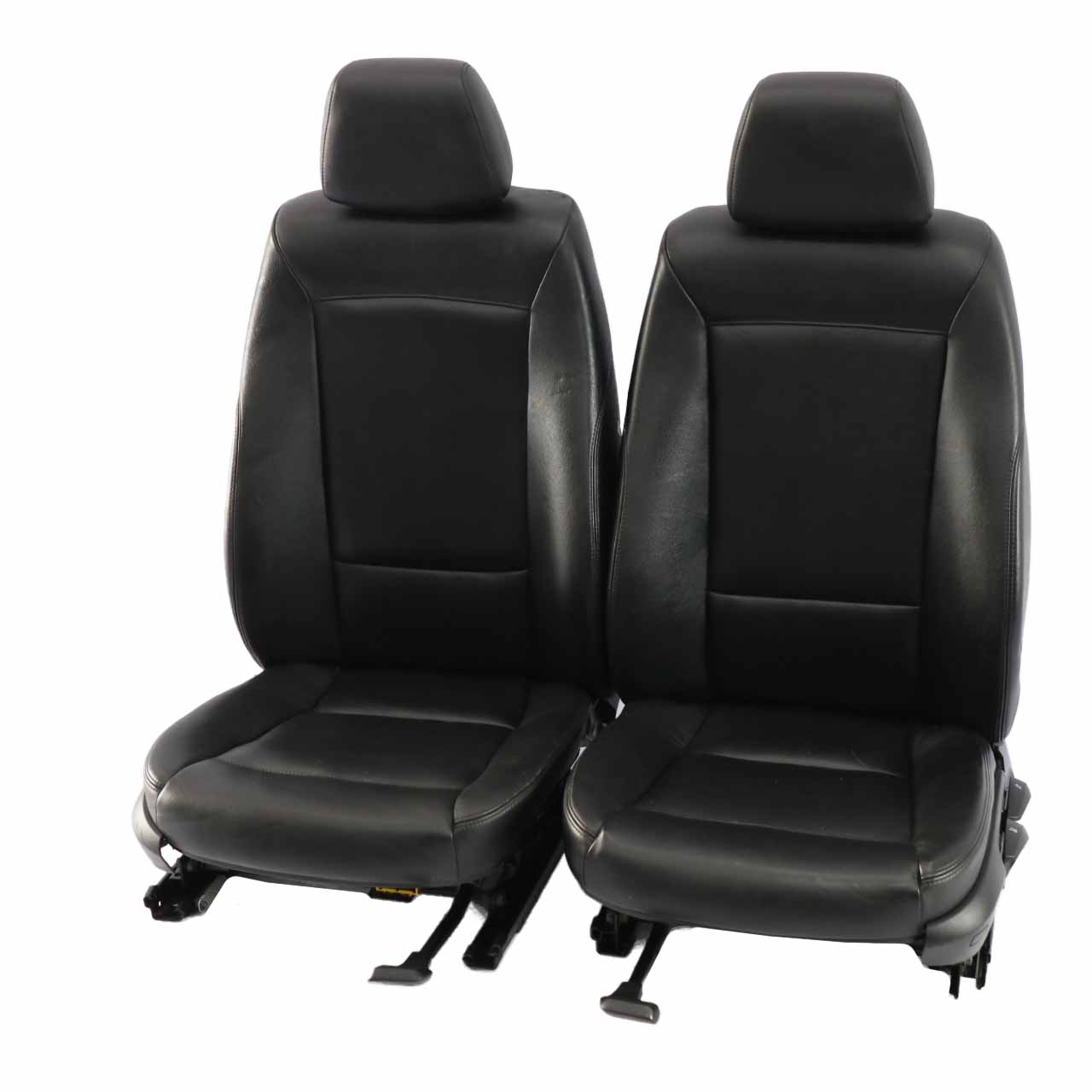 BMW E87 Black Leather Interior Front Left Right Seat Seats