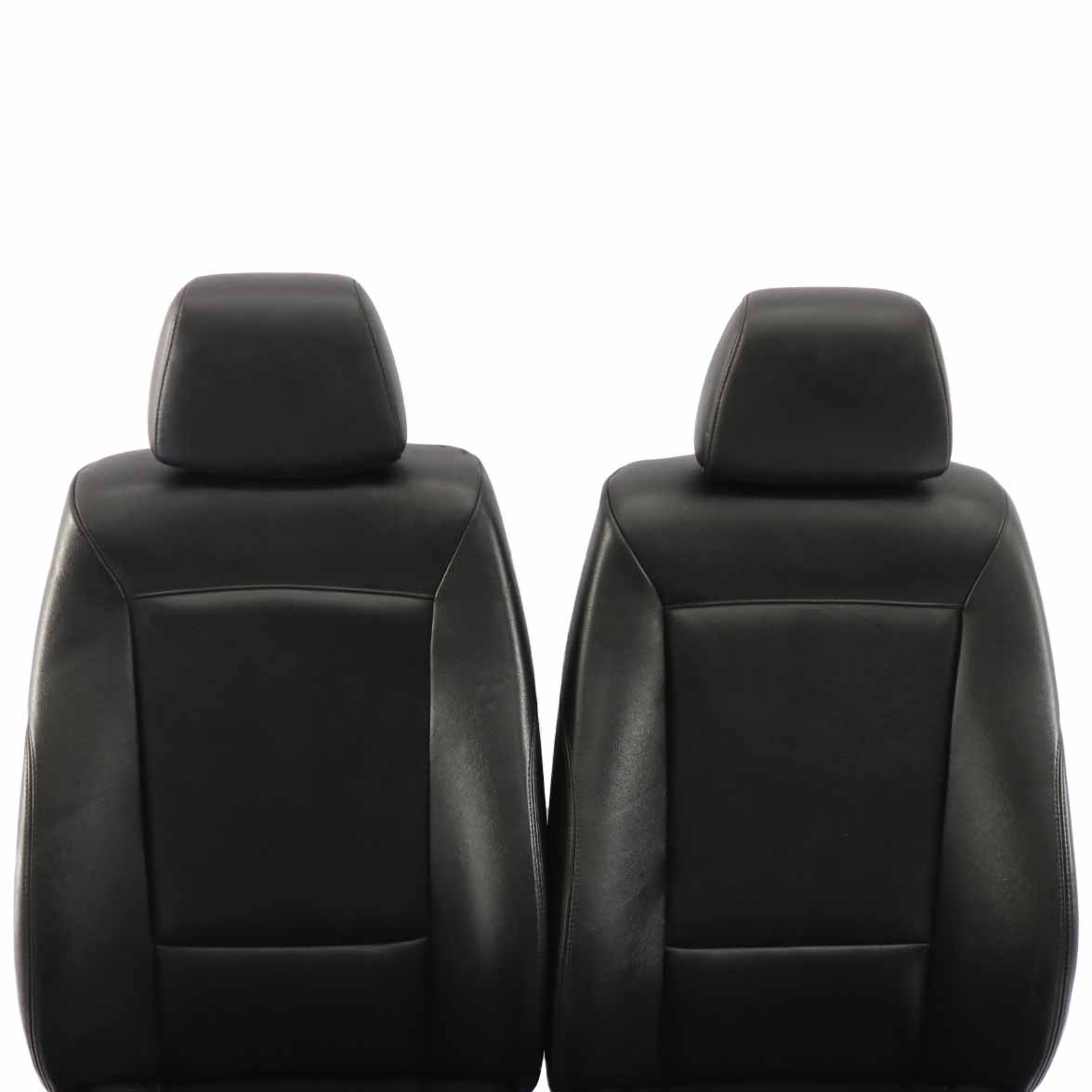 BMW E87 Black Leather Interior Front Left Right Seat Seats