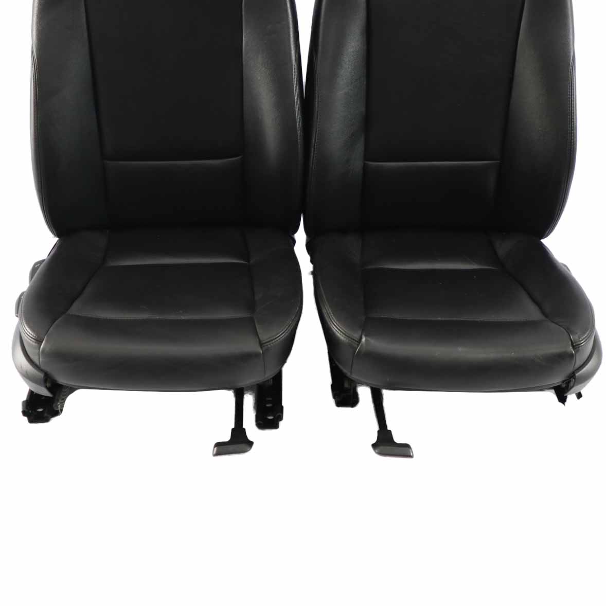 BMW E87 Black Leather Interior Front Left Right Seat Seats