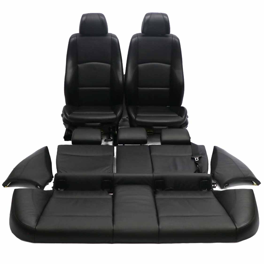 BMW E87 M Sport Black Leather Interior Seats Seat with Airbag and Door Cards