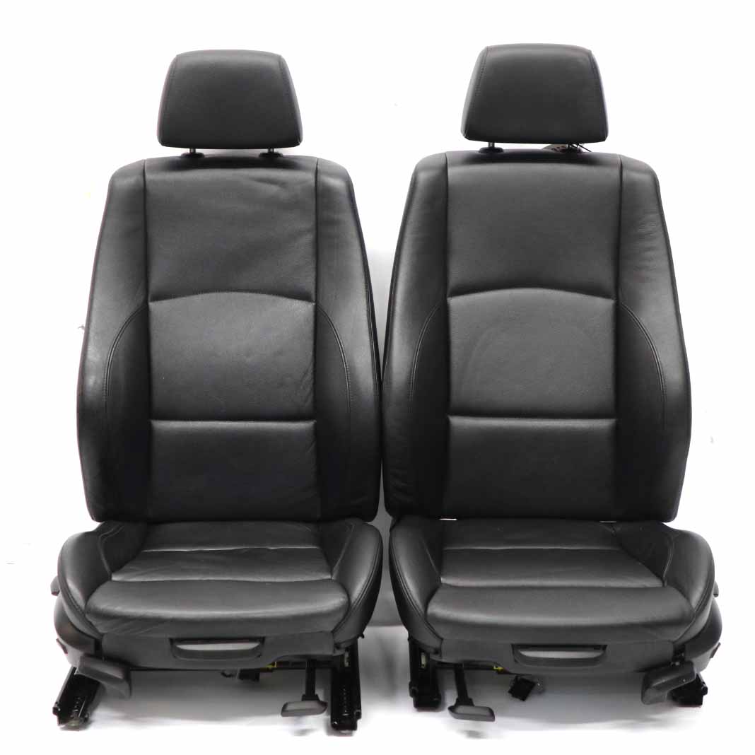 Leather Seats BMW E87 LCI M Sport Boston Black Interior Seat Front Lumbar