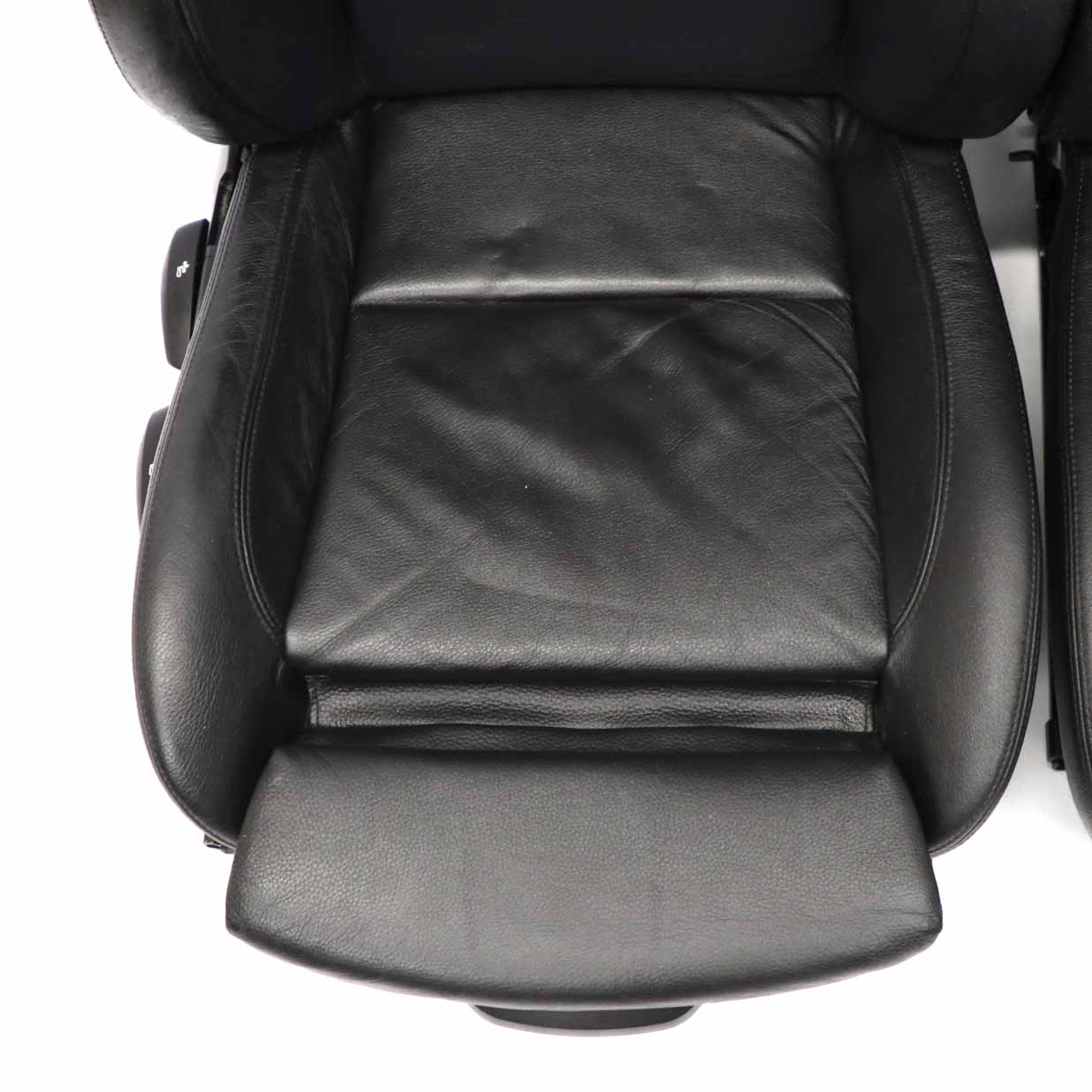 Leather Seats BMW E87 LCI M Sport Boston Black Interior Seat Front Lumbar