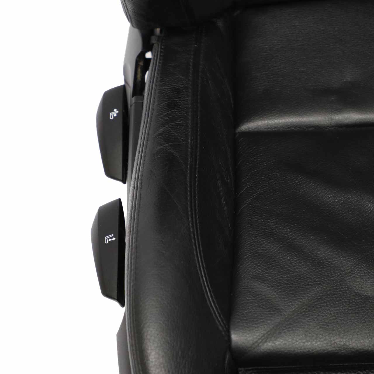 Leather Seats BMW E87 LCI M Sport Boston Black Interior Seat Front Lumbar