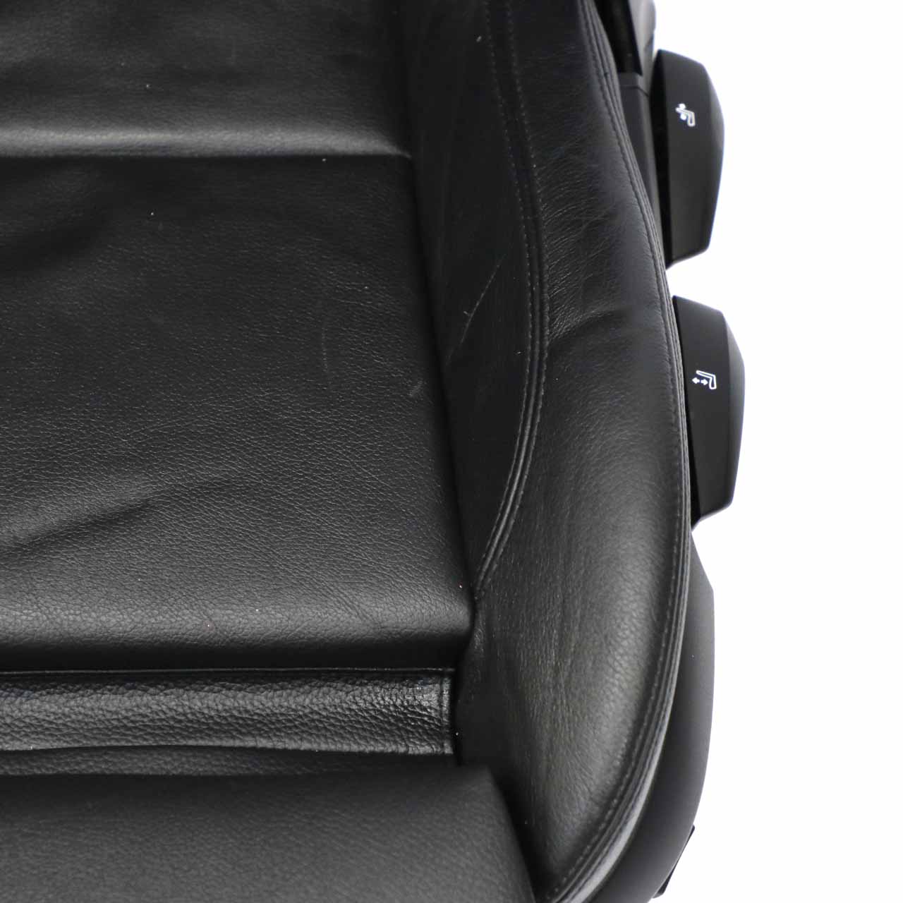 Leather Seats BMW E87 LCI M Sport Boston Black Interior Seat Front Lumbar