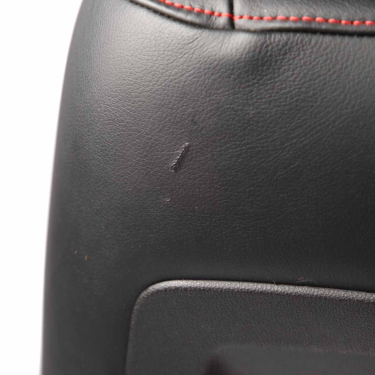 Leather Seats BMW E87 LCI Sport Black Interior Seat Front Rear Airbag Red Thread