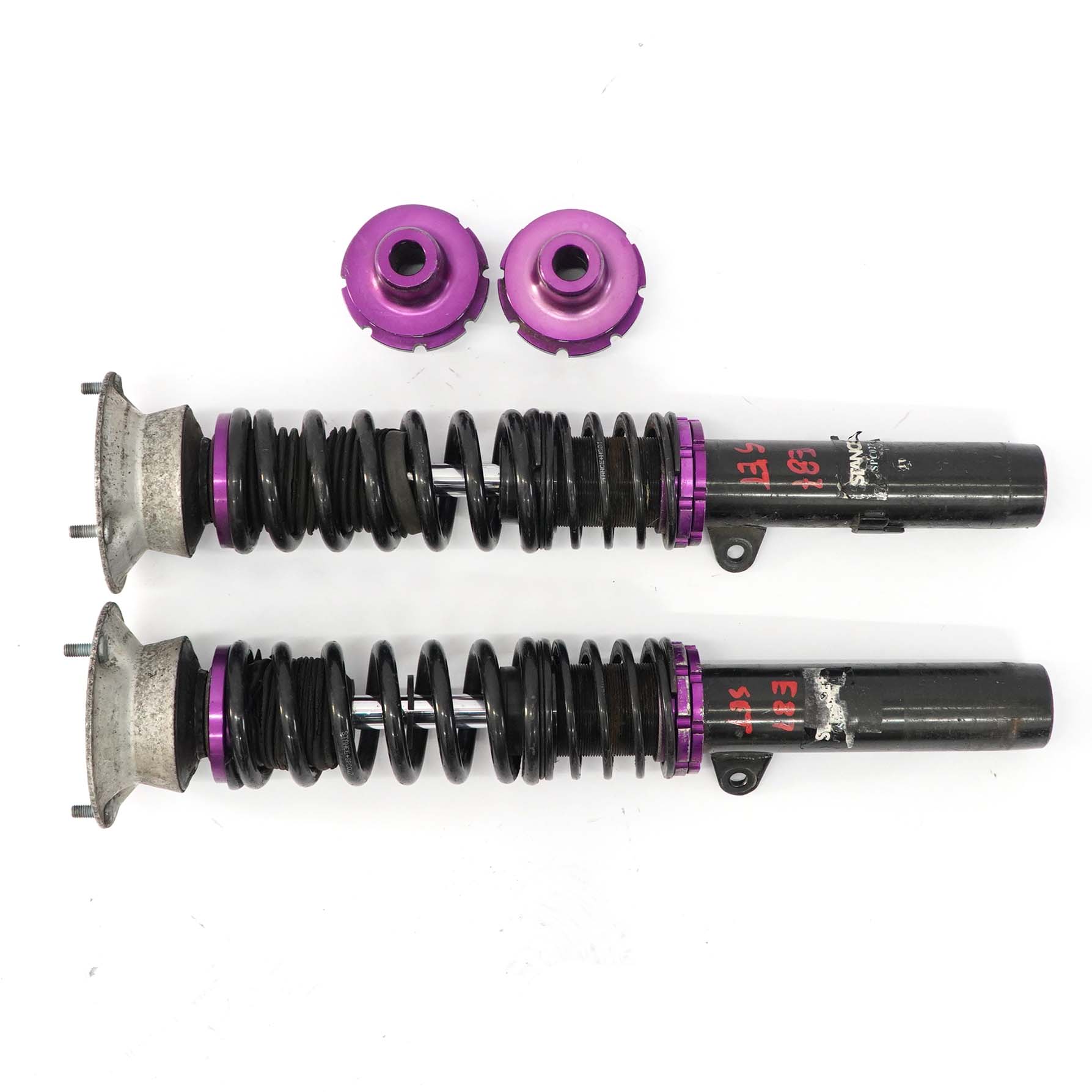 Spring Strut BMW E87 Stance+ Front Left Right Suspension Shock Absorber Set