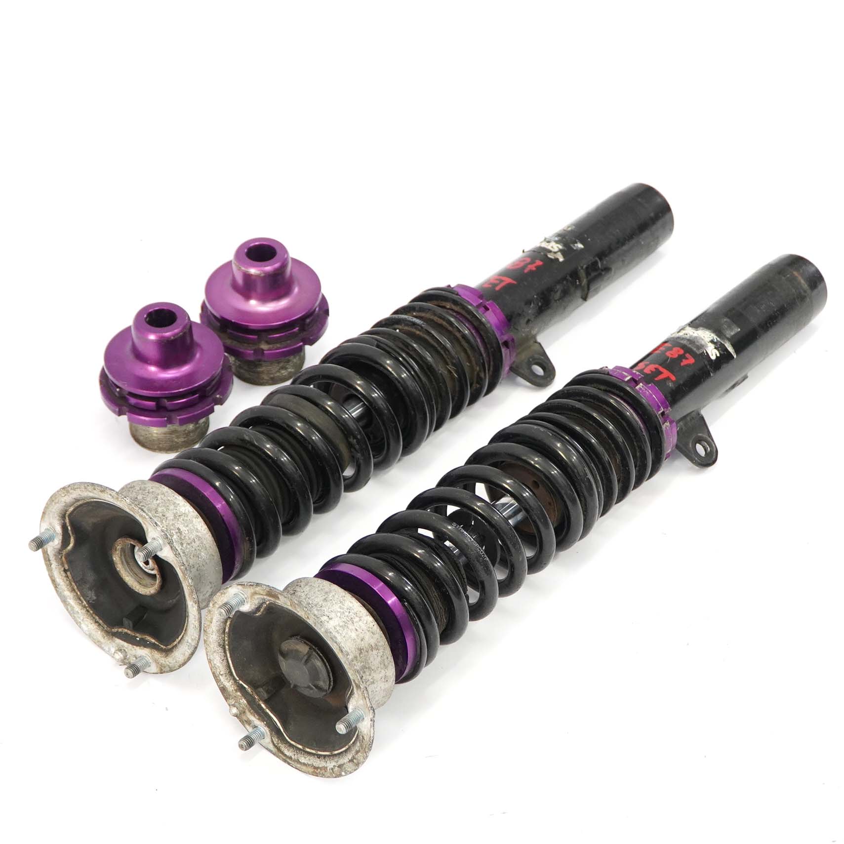 Spring Strut BMW E87 Stance+ Front Left Right Suspension Shock Absorber Set