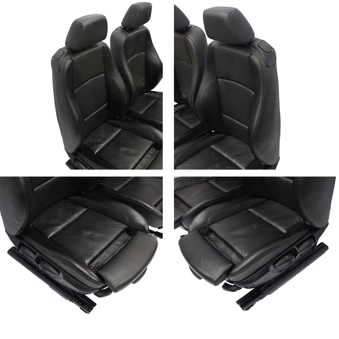 Seats BMW E88 M Sport Heated Black Leather Interior Seat Front Left Right N/O/S