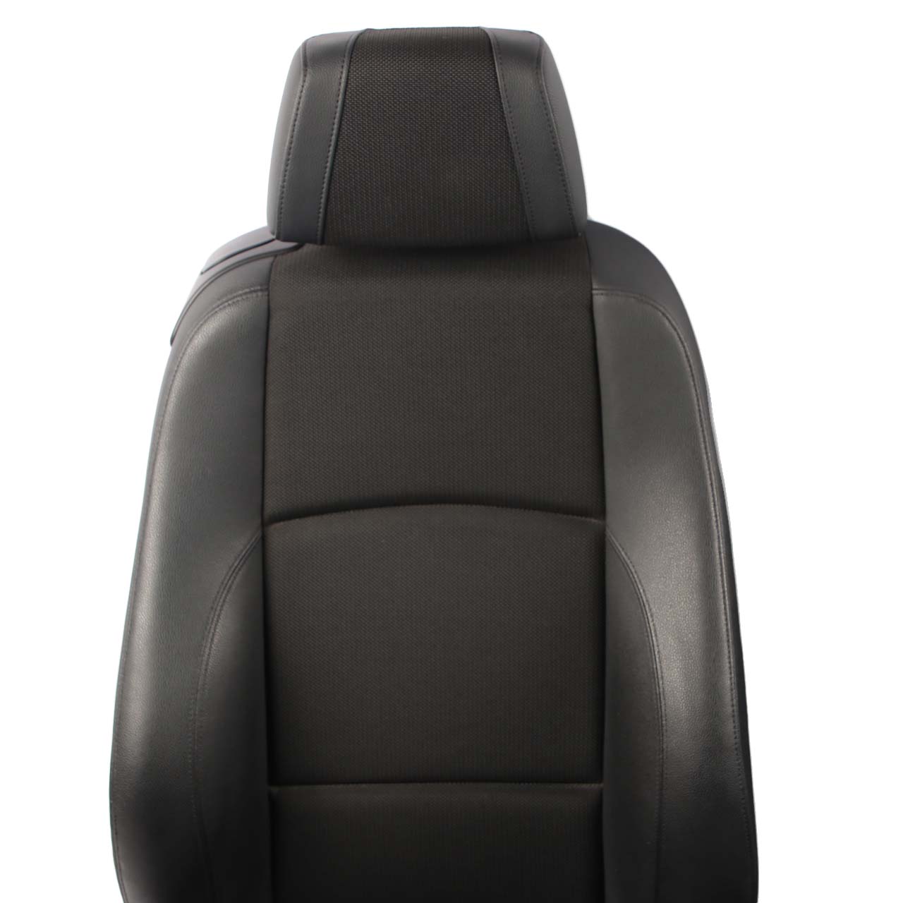 BMW E88 Seats M Sport Cloth Fabric / Imitation Leather Black Front Rear Seat 