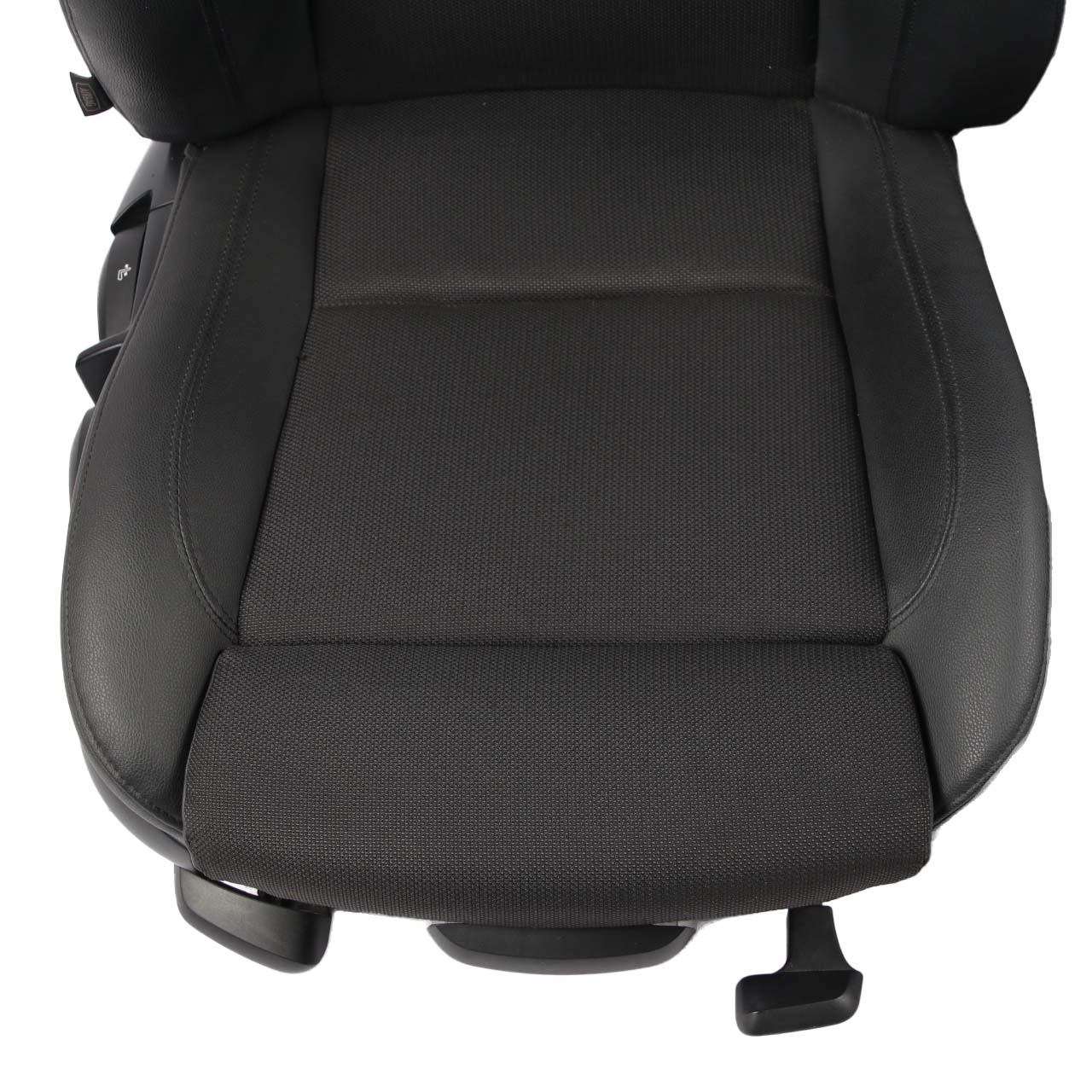 BMW E88 Seats M Sport Cloth Fabric / Imitation Leather Black Front Rear Seat 