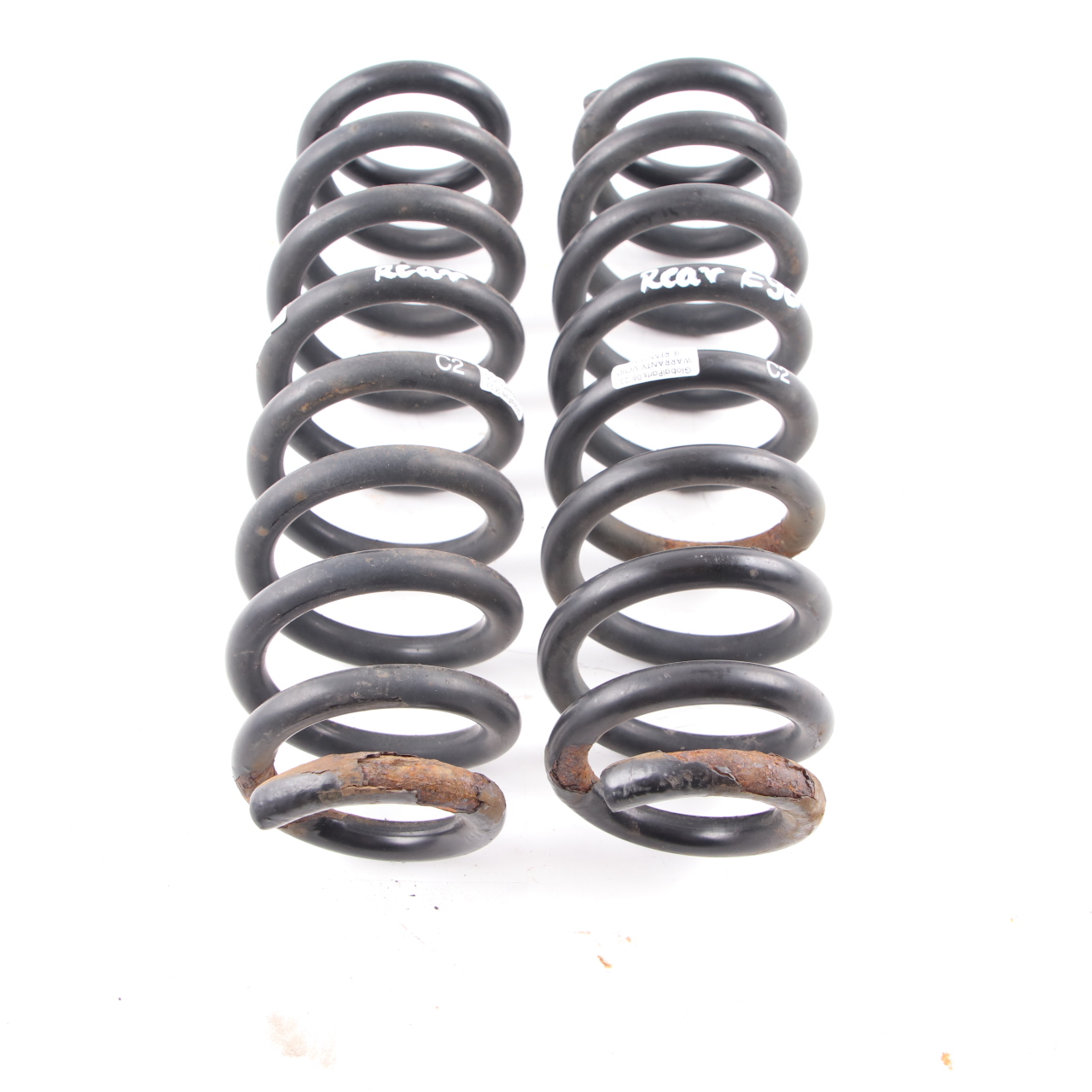 BMW 3 Series E90 C2 Rear Left Right N/O/S Coil Spring Suspension Set