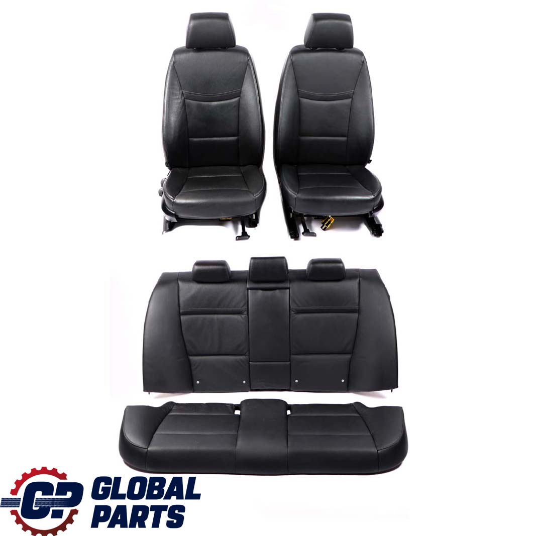 BMW E90 LCI Heated Black Leather Interior Seats Seat with Airbag and Door Cards