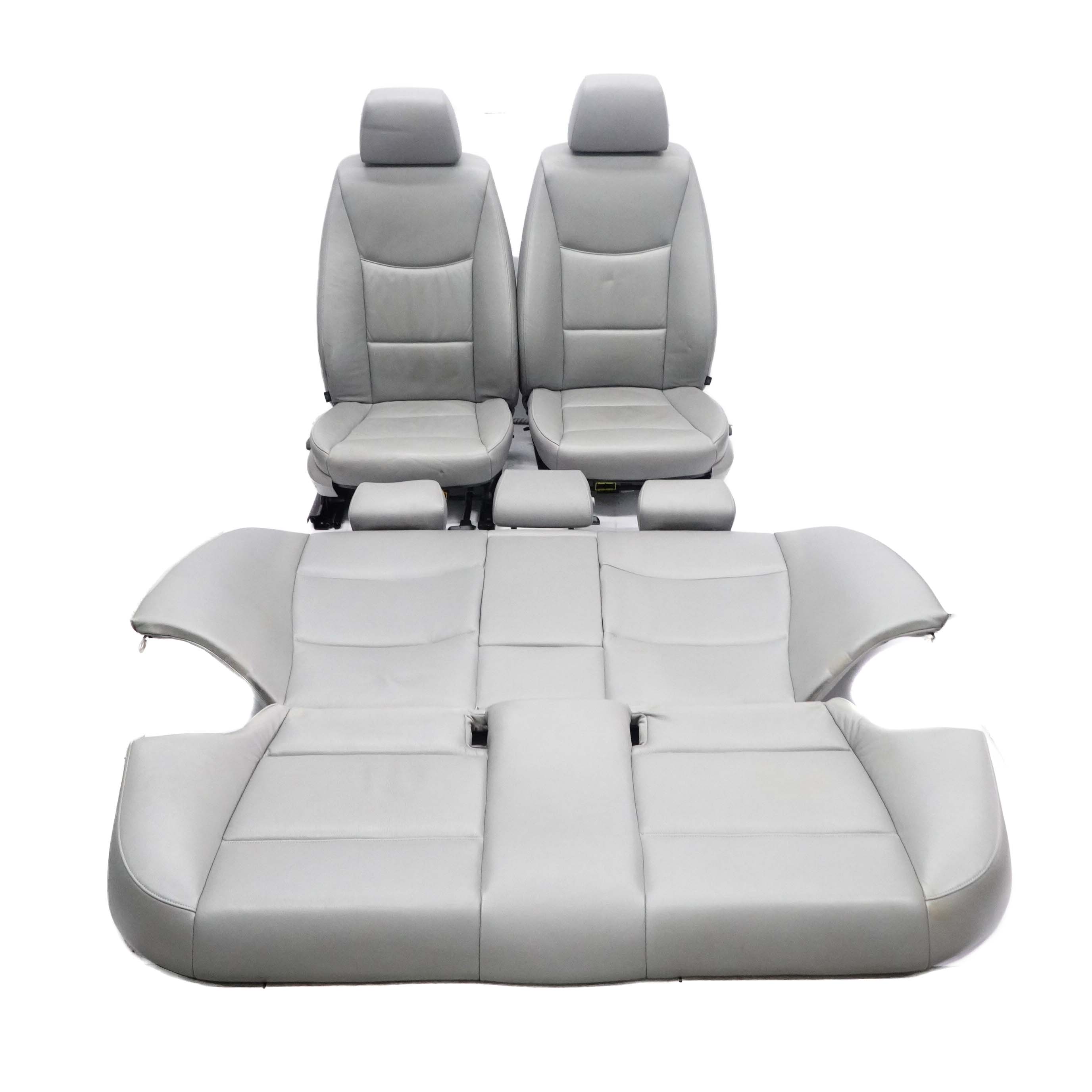 Seats BMW E90 Grey Leather Interior Front Rear Seat with Door Cards