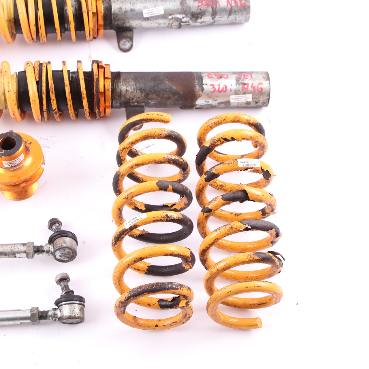 BMW E90 Suspension Spring Strut Front Rear Left Right Lowering Coil Shocks Set