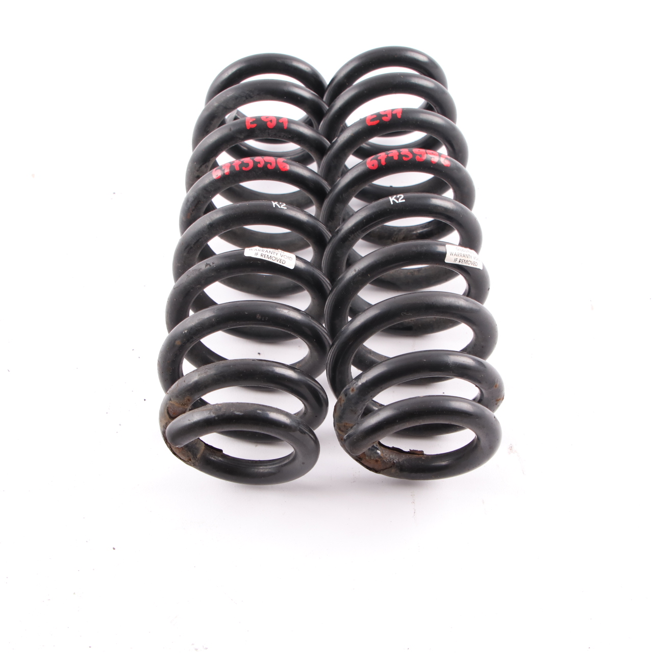 Coil Spring BMW E91 K2 Rear Left Right N/O/S Sport Coil Spring Suspension Set