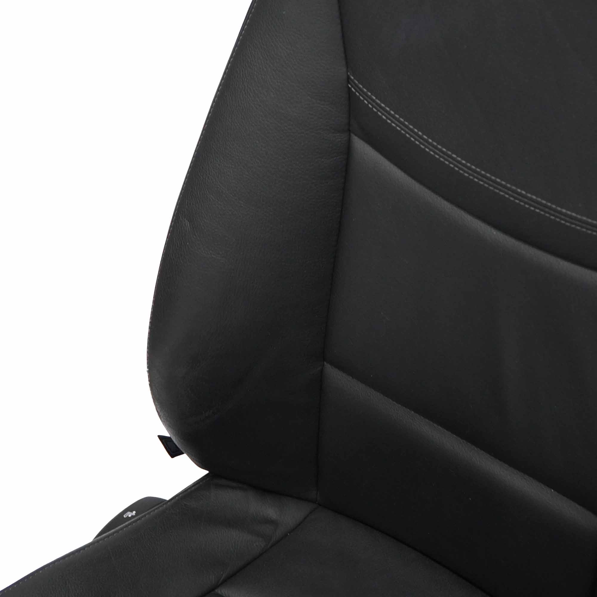 Leather Seats BMW E91 LCI Touring Black Interior Front Rear Seat with Door Cards