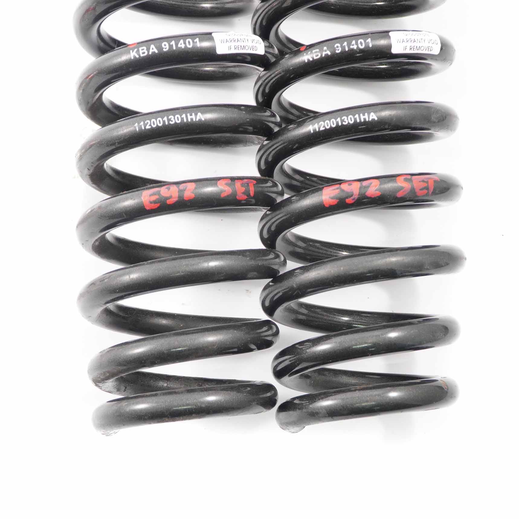 Coil Spring BMW E92 Sport Eibach D/T KBA 91401 Rear N/O/S Coil Suspension Set