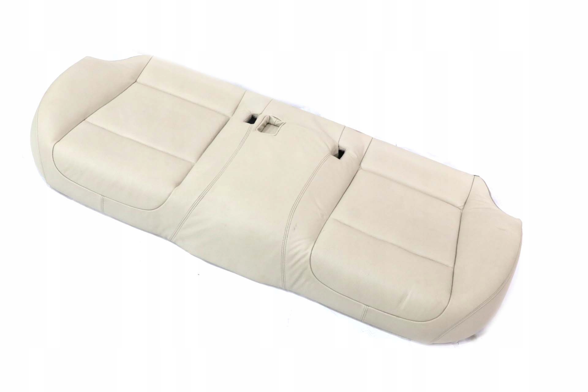 BMW 7 F01 F02 LCI Rear Seat Bench Couch Leather Cover Elfenbeinweiss White