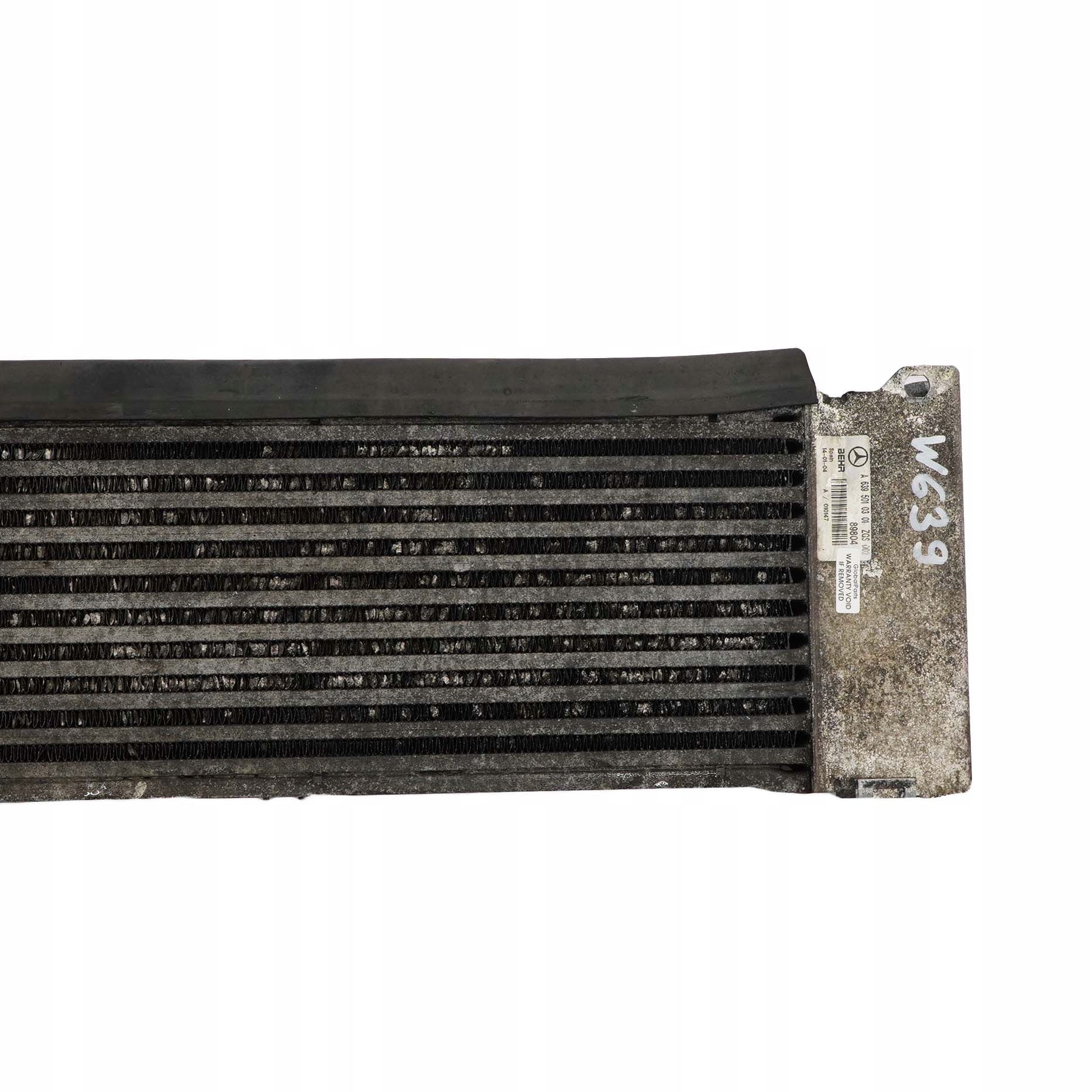 Mercedes Vito W639 Charge Air Cooler Intercooler Radiator A6395010301