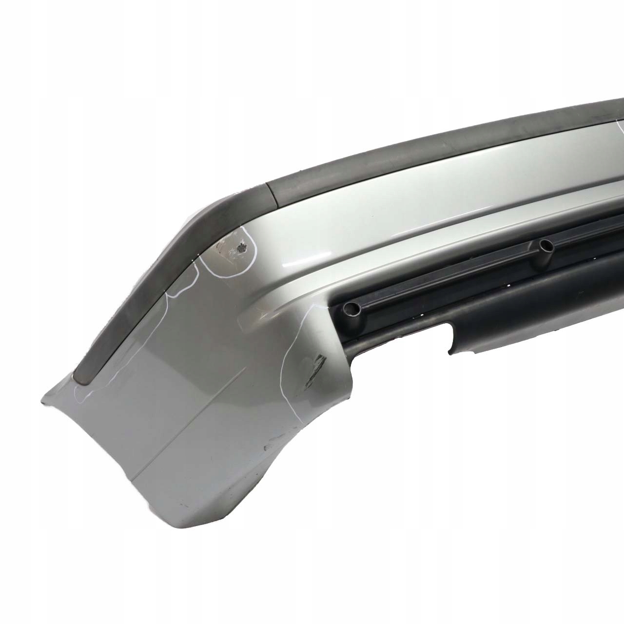 BMW 3 E46 Saloon M Sport Rear Bumper Trim Panel Silbergrau Grey Metallic - A08