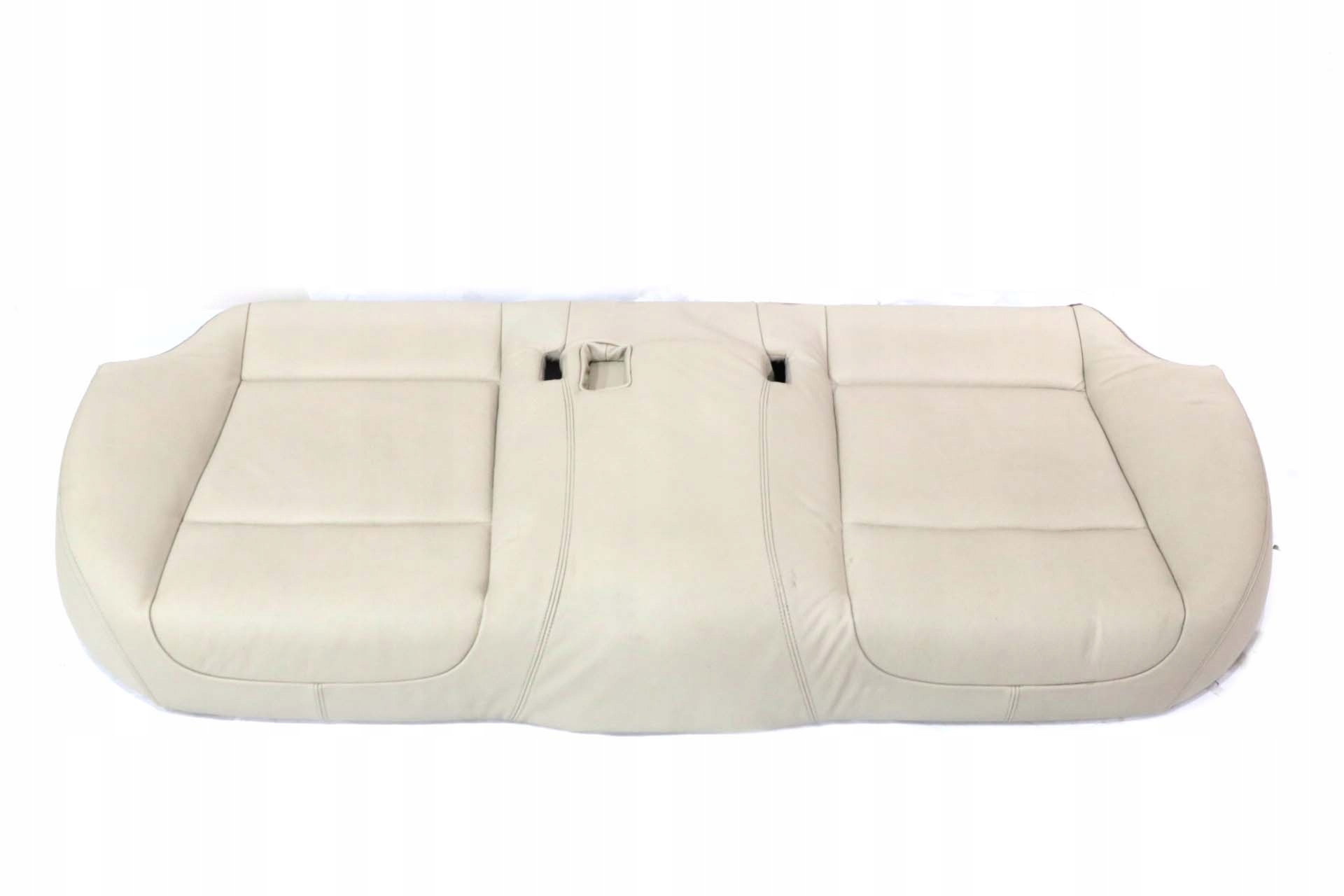 BMW 7 F01 F02 LCI Rear Seat Bench Couch Leather Cover Elfenbeinweiss White