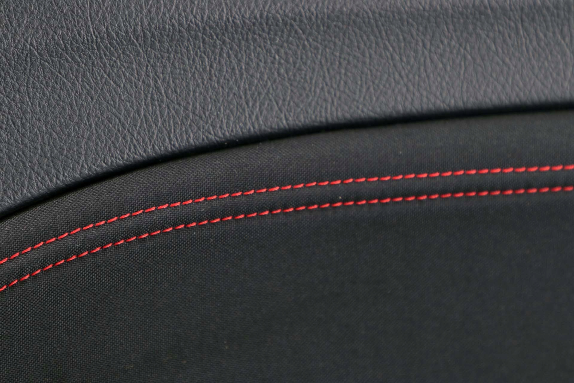 BMW 1 Series F21 Rear Right O/S Lateral Trim Panel Lining Cloth Anthracite Red